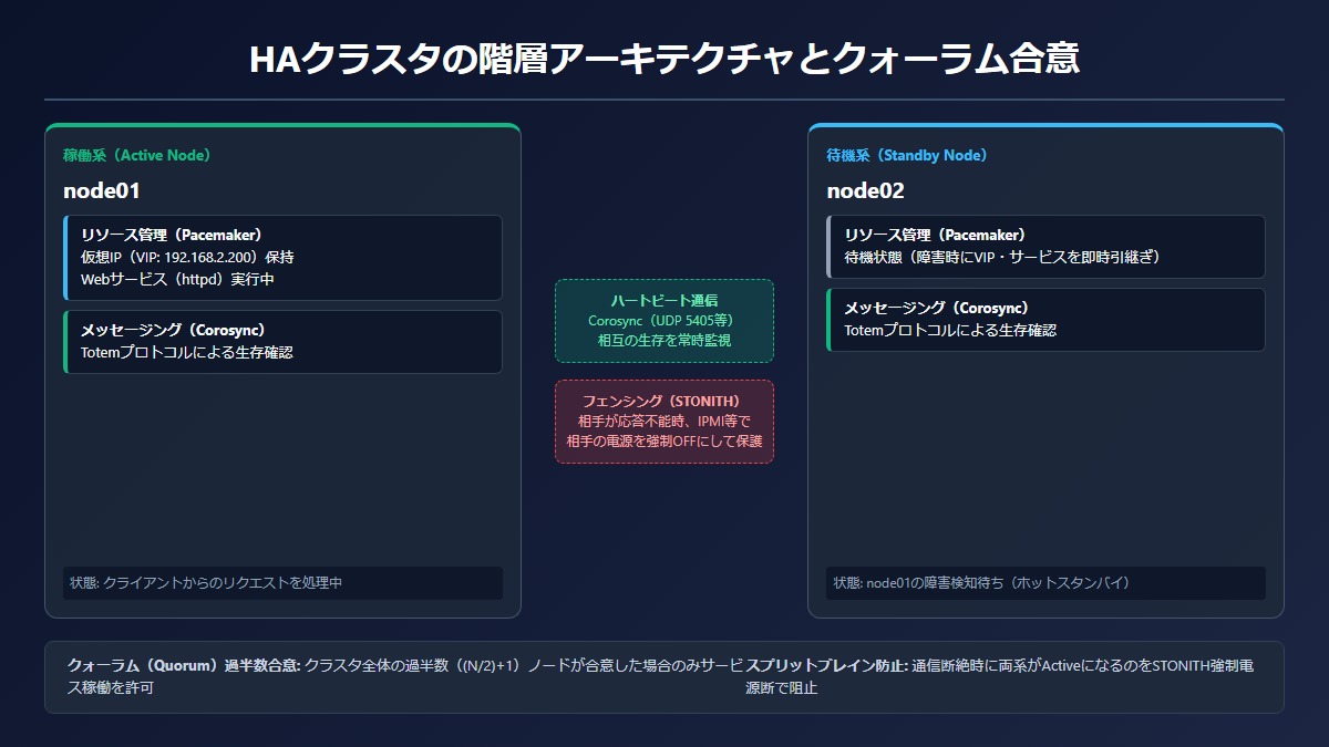 高可用性HAクラスタ・クラウド構成とWeb3層アーキテクチャ【202試験 主題2.13】